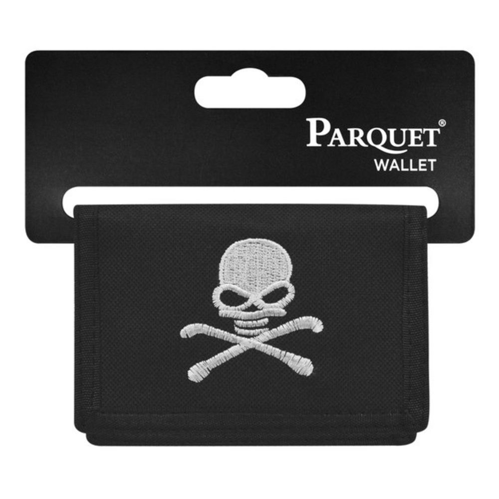 Skull and Crossbones Velcro Wallet - Great Gift